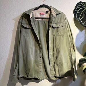 Green Wrangler Button-Up Shirt